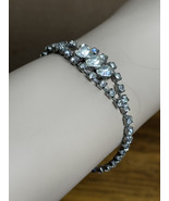 Vintage Rhinestone Bracelet Diamond Design 1960-1970s FASHION - $22.44
