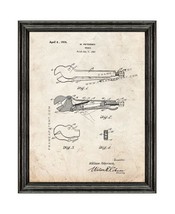 Wrench Patent Print Old Look with Black Wood Frame - £19.89 GBP+