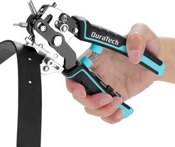 Duratech Leather Hole Punch, Heavy Duty Belt Hole Punch Plier With 6 Solid Holes - $39.97