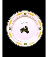 GIBSON John Deere Nothing Runs Like a Deere 12&quot; Plate Serving Platter wh... - $13.90