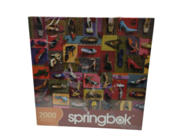 Springbok Puzzle Shoes! Shoes! Shoes! 2000 Piece Jigsaw Puzzle Sealed NEW - $32.28