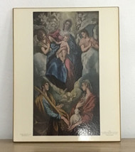 El Greco The Virgin With Saint Ines And Saint Tecla Widener Collection W... - £109.05 GBP