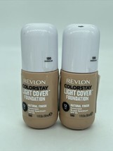 (2) Revlon 130 Porcelain ColorStay Light Cover Liquid Foundation 1ozCOMB... - £3.86 GBP