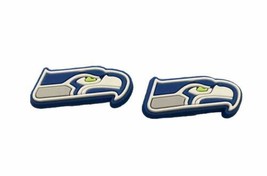 Seattle Seahawks NFL Football Team Crocs Shoe Charms - Set Of 2 Clog Sports - $7.89