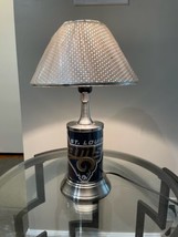 COLLECTORS St Louis Rams Lamp VTG working  with plastic on shade great addition - $64.35