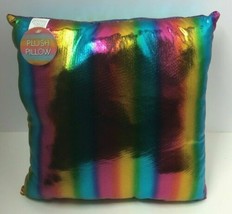 Royal Deluxe Accessories Colorful Stripes Themed Plush Pillow 10.5&quot; - £8.79 GBP