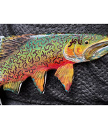 Curved Tiger Trout ,2023 Right Face, 19 1/4, Ready to ship! - £73.45 GBP