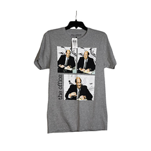 The Office T-Shirt Size Small Gray Kevin Squares Malone Cotton Blend Mens - £13.44 GBP