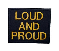 Christian New MC Motorcycle Biker Loud and Proud Embroidered Iron On Patch 3.1&quot;  - £4.71 GBP