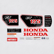 Sticker Decal Honda Trail CT 125 Decal Sticker Set 11 Pcs - CT (Free shi... - $40.00