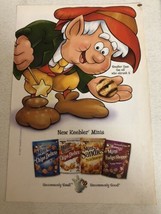 2001 Keebler Minis Keebler Elves Vintage Print Ad pa11 - $7.91