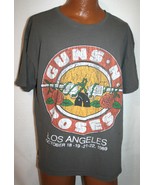 Guns N Roses Los Angeles 1989 Concert Tour Reproduction Band Logo T Shir... - £15.49 GBP