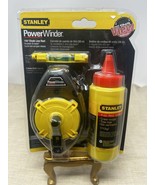 Stanley 47-465-KR Manual Chalk Line Box Set Red Chalk(113g) 3PCS NOS - $47.70 CAD