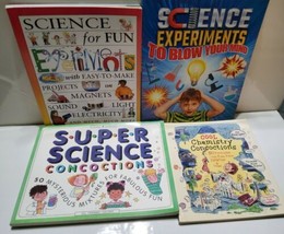 4 Homeschool Learning Reference Science / Chemistry Experiments PB Kids / Teens - £29.68 GBP