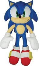 Sonic The Hedgehog Sonic 14&quot; Plush Doll Sega Licensed NEW WITH TAGS - £14.86 GBP
