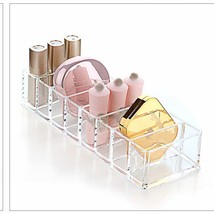 Makeup Organizer with 8 Slots, Clear - $36.62