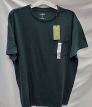 Goodfellow & Co Men's 2XL T-Shirt Standard Fit Short Sleeve Crew Neck Ebony Blk image 2