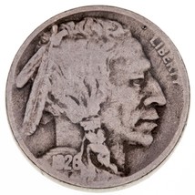 1926-S 5C Buffalo Nickel En VG État, Naturel Couleur, Inverse Lettres Clair - $62.94
