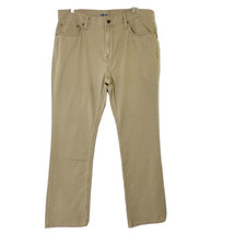 Old Navy Boot Cut Surplus Khaki Pants Mens size 36 x 32 Five Pocket Beige - $22.49