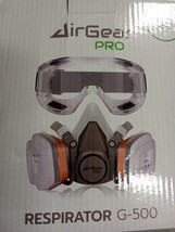 G-500 Reusable Respirator Mask withA1P2 Filters and Safety Goggles AntiG... - $29.81