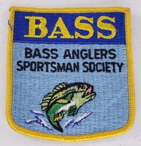 Bass Anglers Sportsman Society Patch Vintage - £6.89 GBP