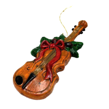 Cello Violin Christmas Ornament Musical Instrument Vintage - £7.27 GBP