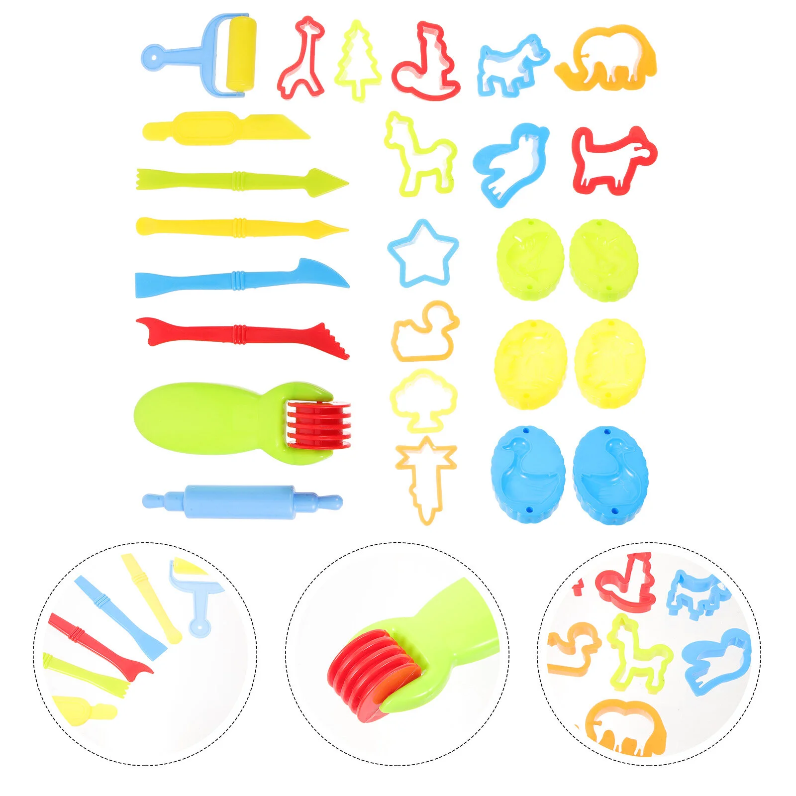 Sculpture Children DIY Clay Molds Dough Tools Kids Toddlers Modeling Funny Kit - £13.57 GBP