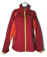 COLUMBIA TECHONIC SOFTSHELL Women&#39;s Red Omni-Heat Jacket Sz M #WM3183-678 - £50.56 GBP