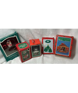 Vintage lot of small Christmas items with boxes various items elf bell c... - £10.95 GBP