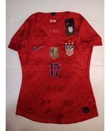 Tobin Heath USA USWNT 2019 World Cup 4 Star Away Womens Soccer Jersey 20... - €68,39 EUR