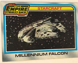Vintage Star Wars Empire Strikes Back Trading Card Orange 1980 #134 Falcon - $1.98