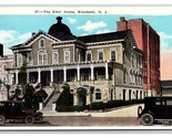 Elks Home Building Elizabeth New Jersey NJ UNP WB Postcard O17 - $3.91