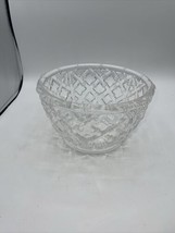 Beautiful Lead Crystal Bowl Bamboo Design Tiffany&amp; Co. Signed 9 x5” - $89.10