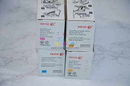 Xerox Phaser 6000/6010, WorkCentre 6015 CMYY Toner Cartridges 106R01627,28,29 - $176.22