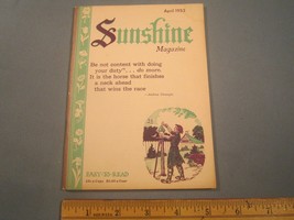 Booklet Sunshine Magazine April 1953 [Z142f] - £6.88 GBP