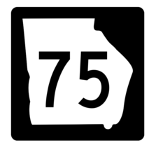Georgia State Route 75 Sticker R3620 Highway Sign - £1.15 GBP+