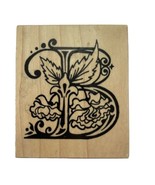 PSX Botanical Alphabet Letter B Rubber Stamp F-1101 Vintage 1993 - £9.88 GBP