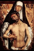 Maria with Dying Christ by Hans Memling - Art Print - £17.19 GBP+