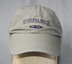 Columbia Sportswear Baseball Hat Cap One Size Adjustable Strap Earthy Green - $10.56