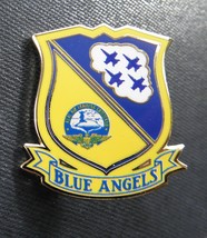 NAVY USN BLUE ANGELS DISPLAY TEAM NAVAL AVIATION LAPEL PIN BADGE 1 x 1.2... - $5.88