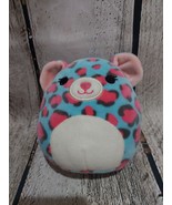 Squishmallows Chelsea The Cheetah Blue &amp; Pink 5&quot; Plush Cuddly GUC - £7.59 GBP