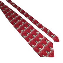 Holiday Traditions Hallmark Snowman Mens Necktie Tie Designer Work Dad Gift - £18.79 GBP