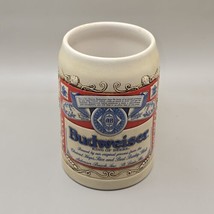 Budweiser Stein 1990 Mug - Ceramarte Brazil Anheuser Busch Beer Bar - $323.67 MXN