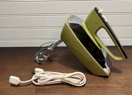 Vintage Scovill Hamilton Beach Super Mixette Hand Mixer Model 79-1 Avacado Green - £28.31 GBP