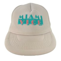 Vintage Miami Vice Snapback Baseball Hat Cap 1980&#39;s TV Show w/ Mesh Back - £19.37 GBP