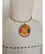 Handmade seed beaded necklace chocker,gift necklace, statement necklace,... - $135.93 CAD