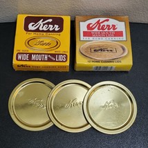 Vintage Kerr Wide Mouth Mason Lids For Home Canning Mixed Lot of 27 Pcs USA NOS - £19.55 GBP