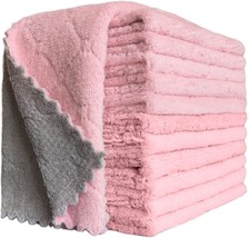 12 Pack Kitchen Cloth Dish Towels 12x12 inch Soft Premium Dishcloths Absorbent M - £23.93 GBP