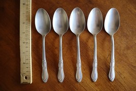 5x Table Spoons Homestead Simeon &amp; George H. Rogers Co Oneida Stainless ... - $11.35