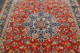 6&#39;10 x 10&#39;9 Vintage S Antique Hand Knotted Wool Area Rug 7 x 11 Oriental Carpet - £1,271.32 GBP